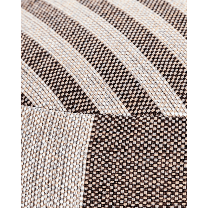 Puf Alfo de House Doctor, marrón; blanco