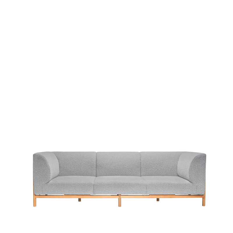 Hübsch Moment 3-Sitzer-Sofa, grau