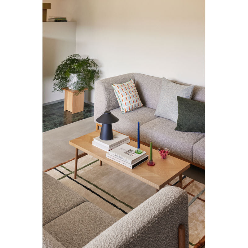 Hübsch Moment 3-Sitzer-Sofa, grau