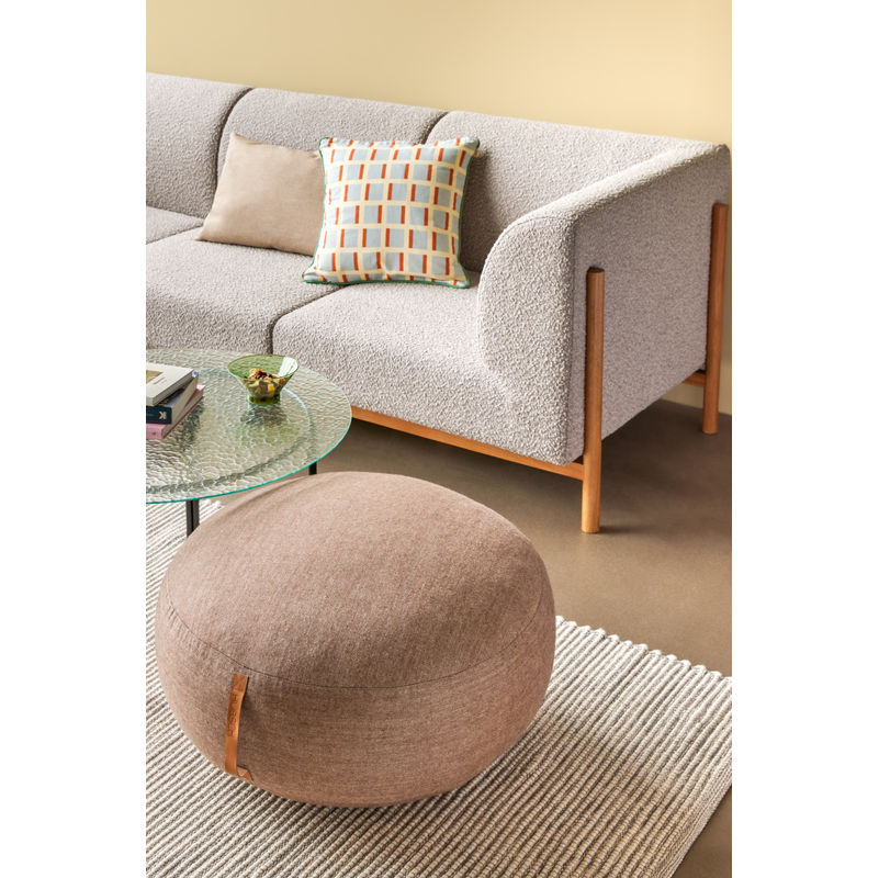 Hübsch Moment 3-Sitzer-Sofa, grau