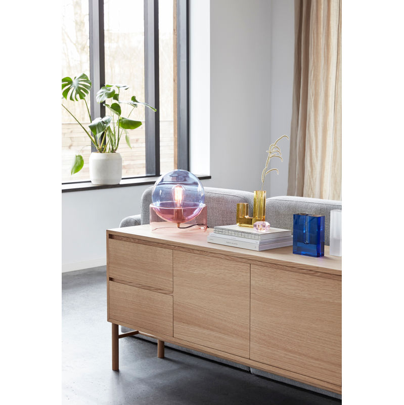 Hübsch Block Vase Azul