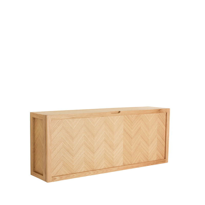 Hübsch Herringbone schoenenkast, naturel hout