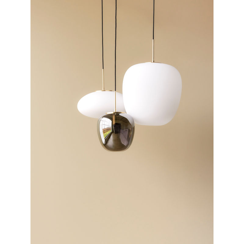 Hübsch Reflect Colgante Ø25 Gris