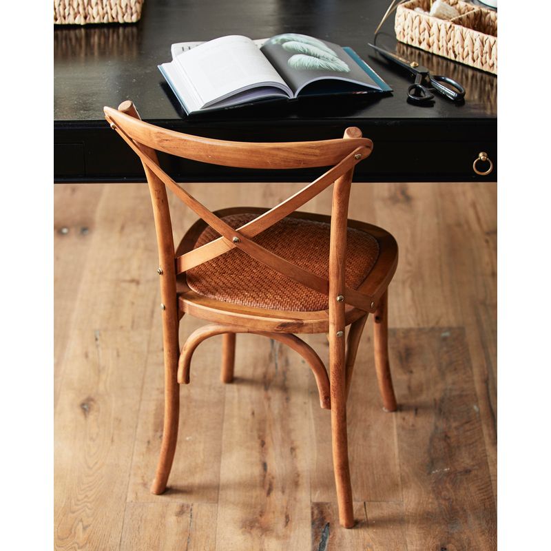 Nordal X eetkamerstoel, naturel hout