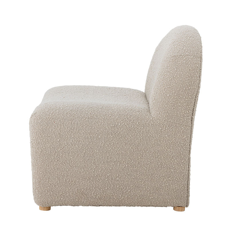 Bloomingville Neel Loungesessel, natur, Polyester