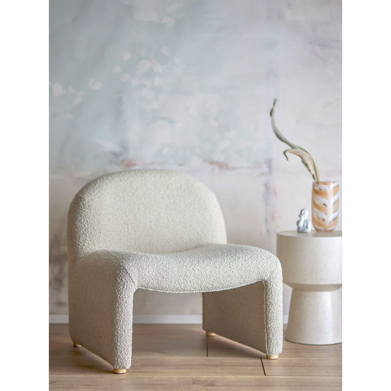 Bloomingville Neel Loungesessel, natur, Polyester