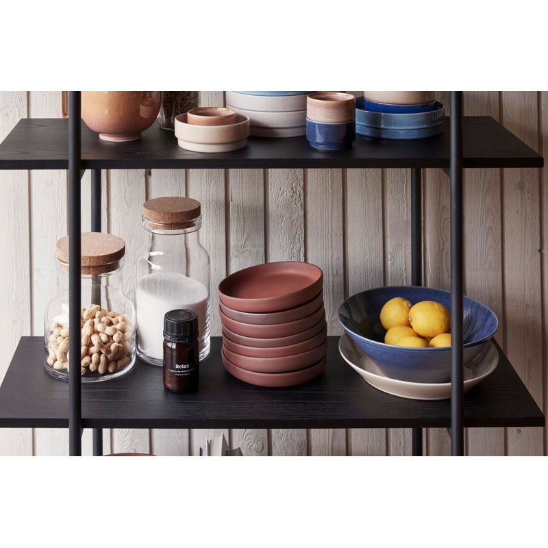 Hübsch Tablas de arcilla marrón (juego de 2)