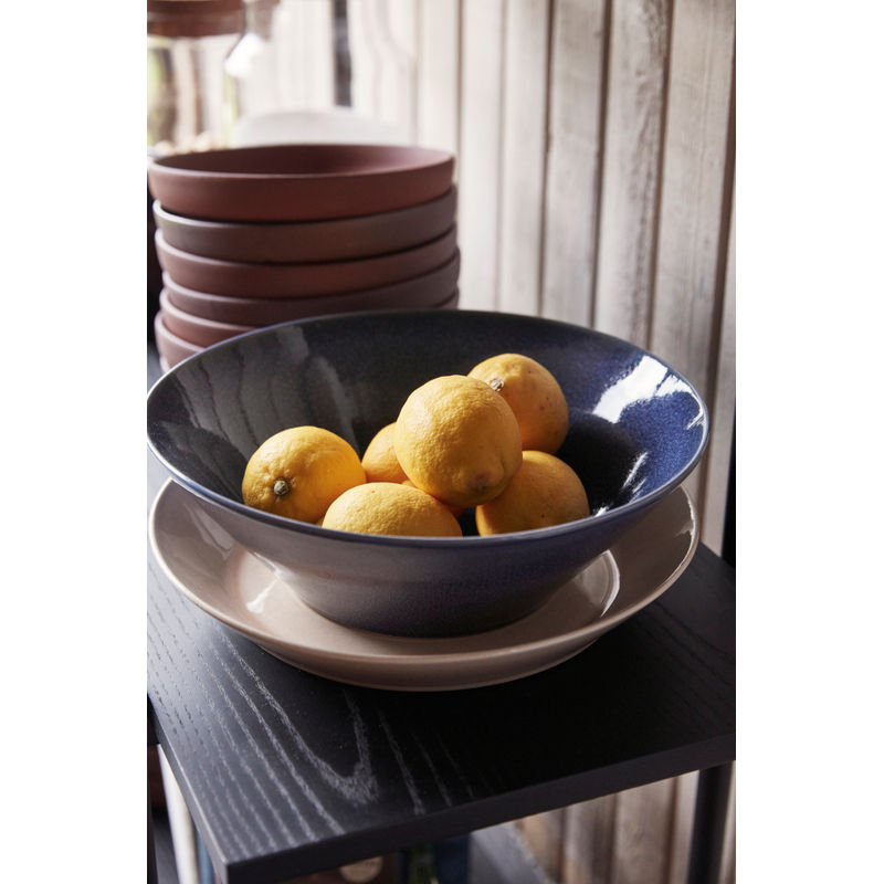 Hübsch Tablas de arcilla marrón (juego de 2)