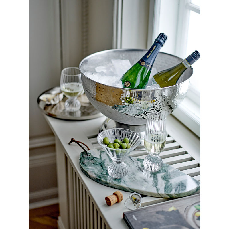 Bloomingville Kaluka Champagnerschale, Silber, Edelstahl