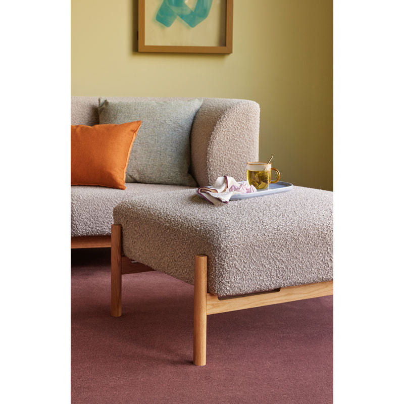 Hübsch Moment 3-Sitzer-Sofa, grau