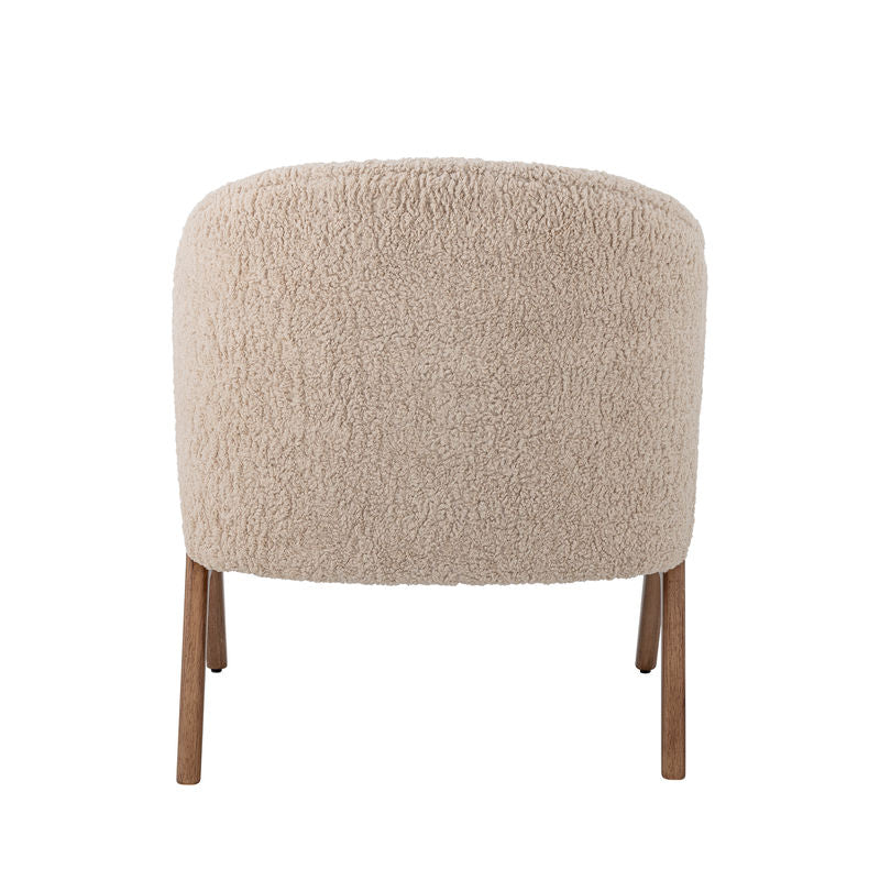 Bloomingville Camino Lounge Stuhl, Natur, Holz, Baumwolle