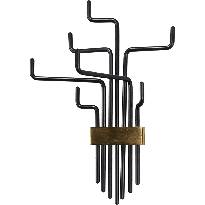 Porte-manteau House Doctor Pipes, Noir