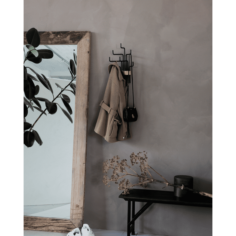 Porte-manteau House Doctor Pipes, Noir