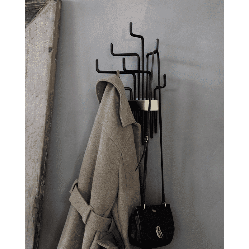 Porte-manteau House Doctor Pipes, Noir