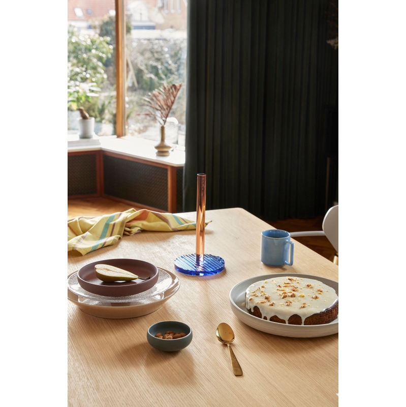 Hübsch Quiosco de cocina Portarrollos Azul/Rosa