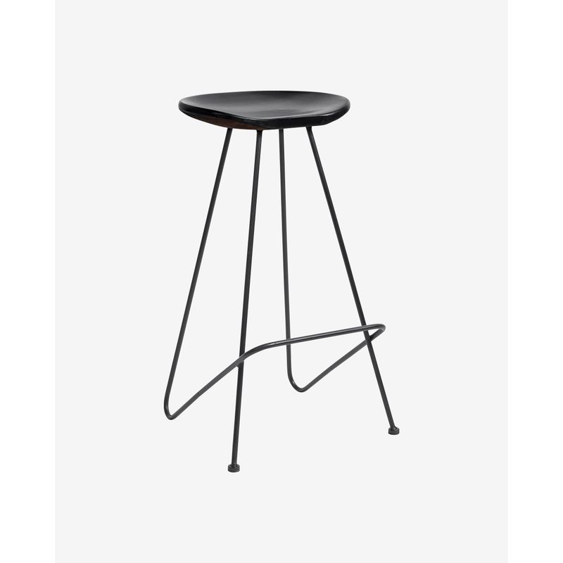 Chaise de bar Nordal Barry, noire