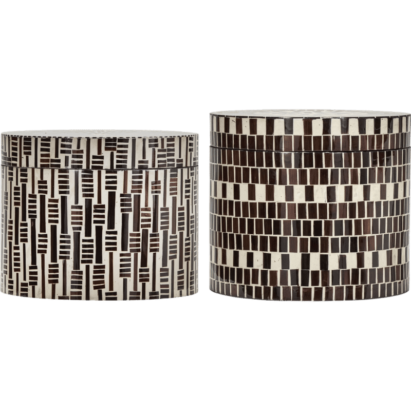 Cajas de almacenamiento House Doctor Lango, marrón, natural