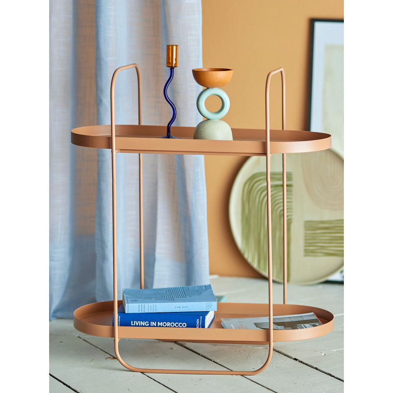 Table d'appoint Riet de Bloomingville, Brun, Métal