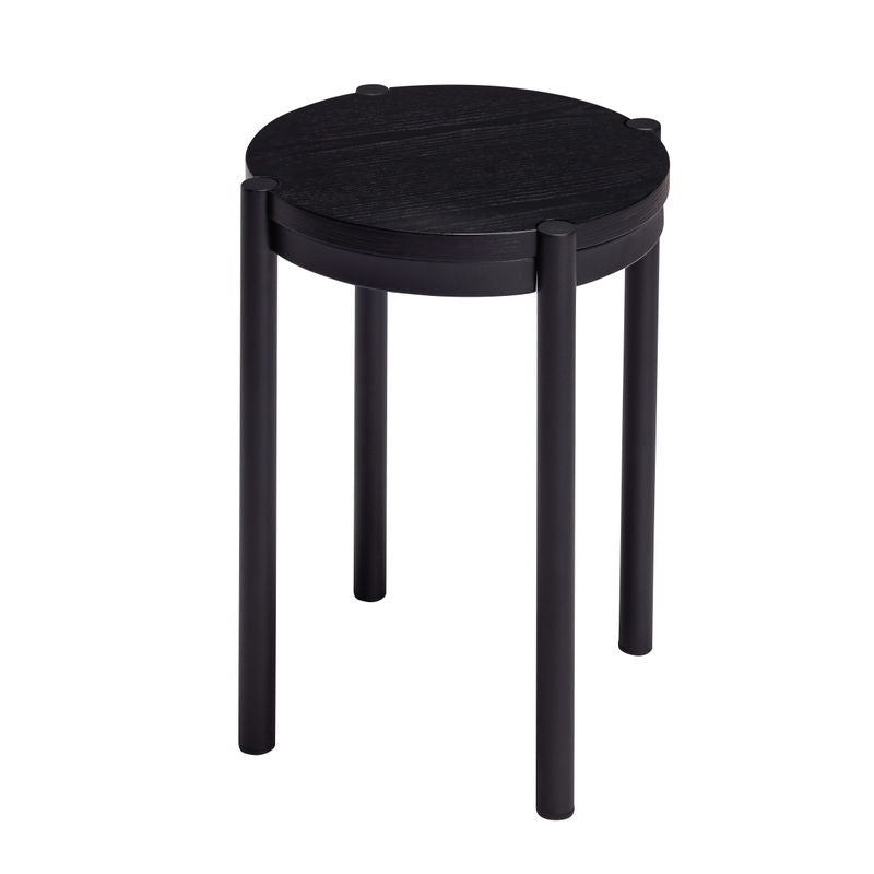 Hubsch Oto-Hocker, schwarz