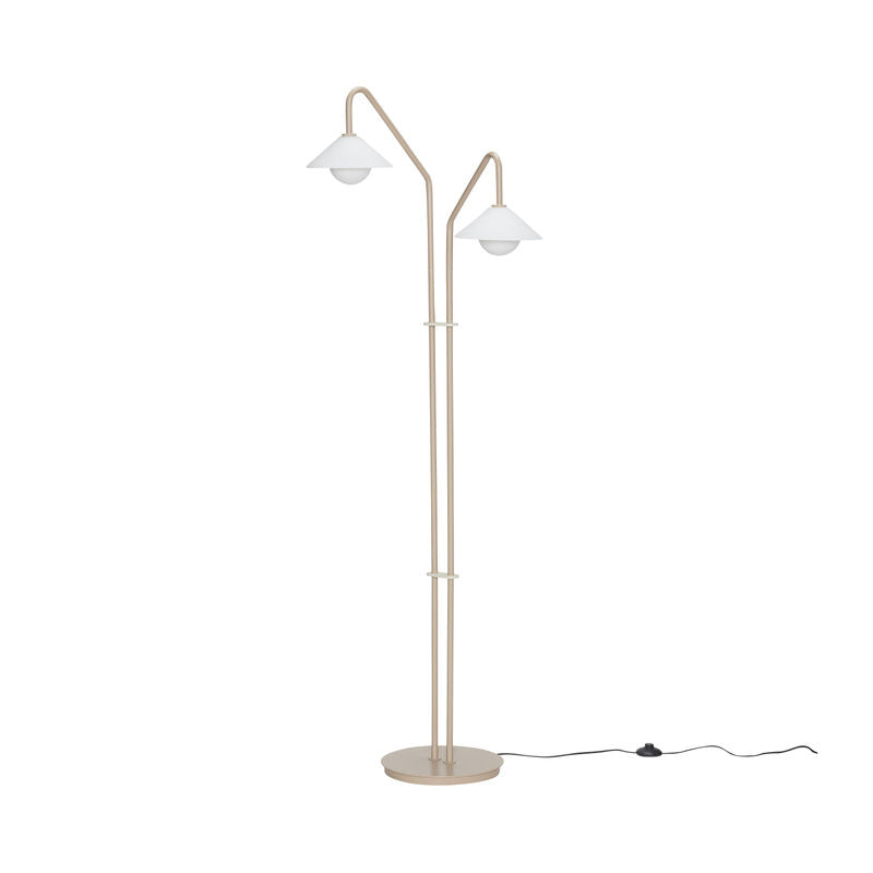 Hübsch Como lampadaire, beige