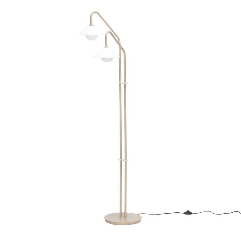 Hübsch Como lampadaire, beige