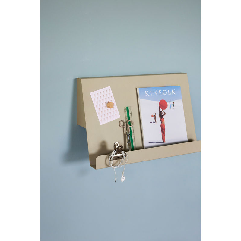 Hübsch Slope Wall Zeitschriftenhalter, grau