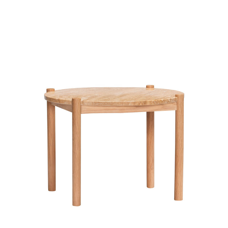Mesa de café Hübsch Trava, madera natural