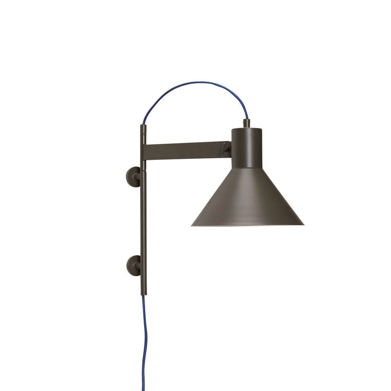 Hübsch Studio wandlamp, bruin