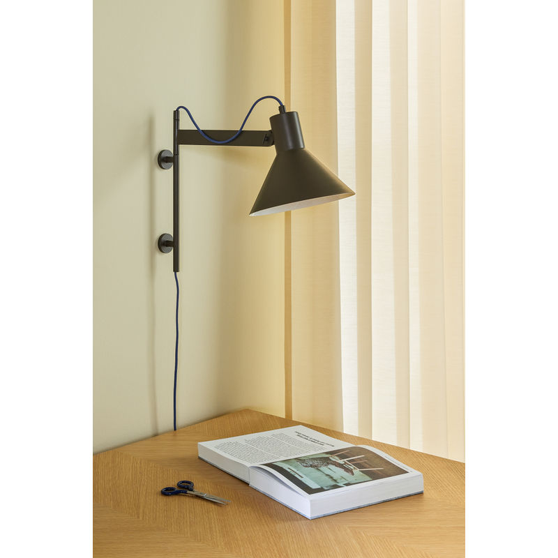 Hübsch Studio wandlamp, bruin