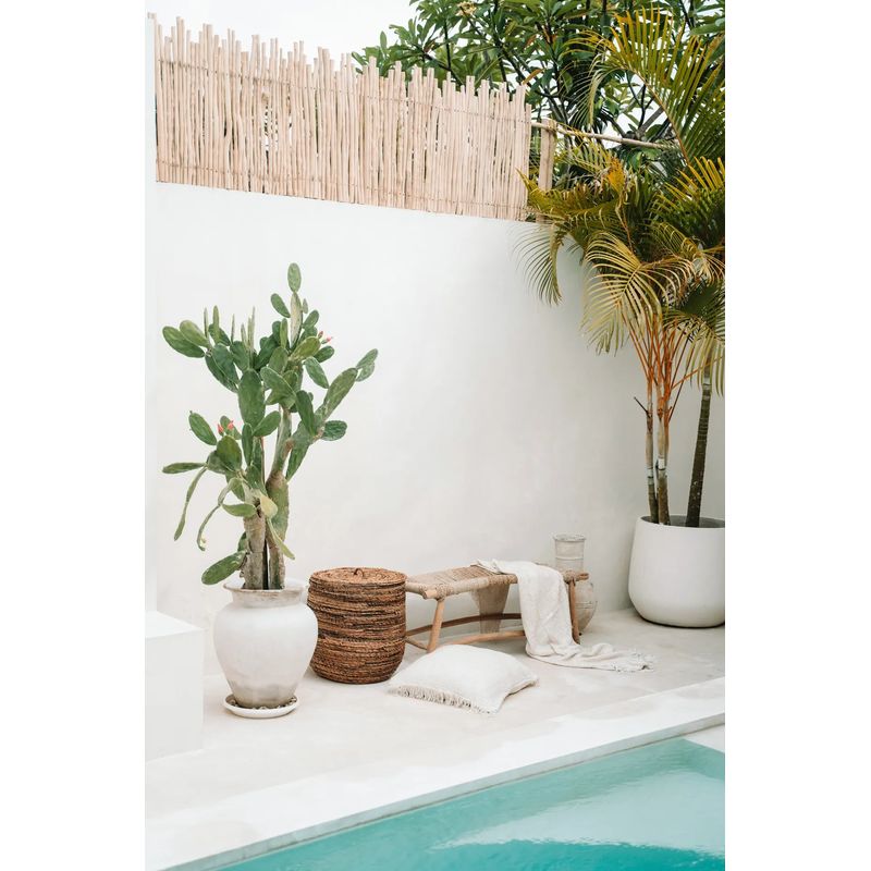 Bazar Bizar The Porto Seagrass Bench - Natural - L