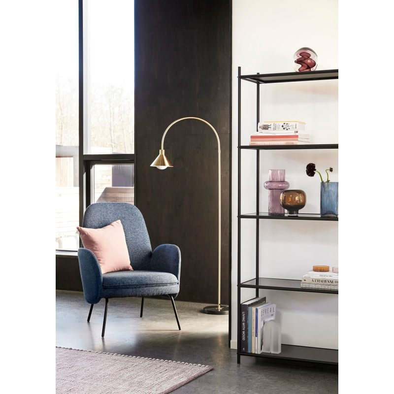 Hübsch Poppy Rug Burgunder/Weiß