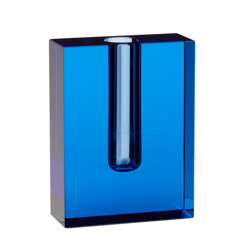 Hübsch Block Vase Azul