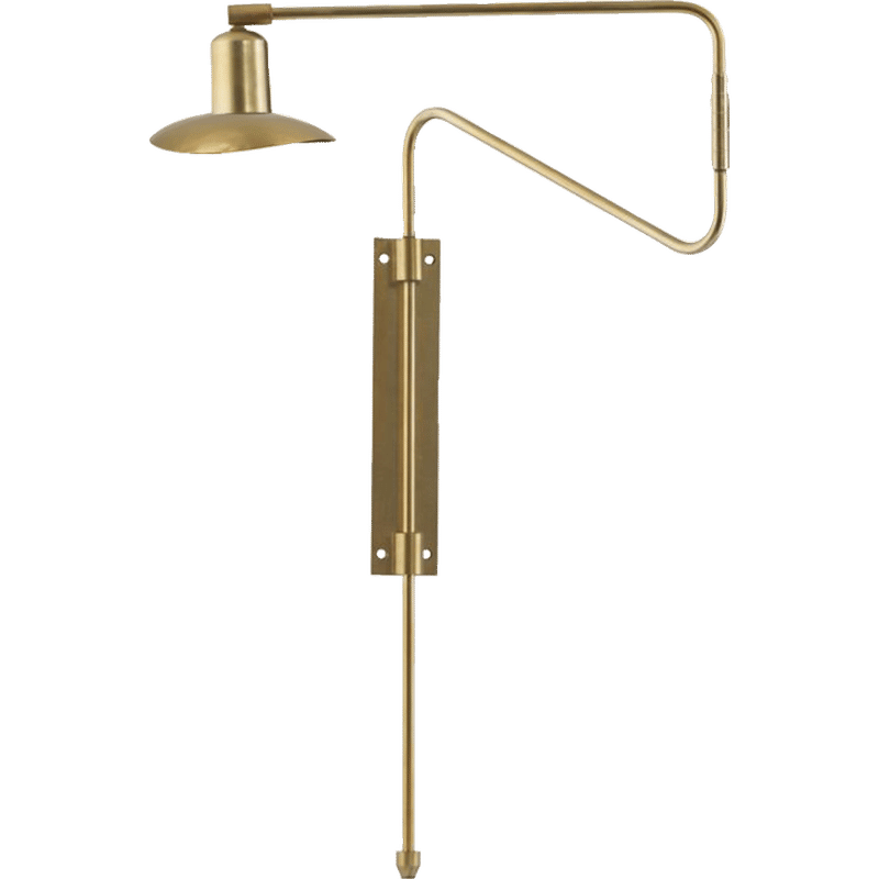 House Doctor Swing Wandlamp, Messing