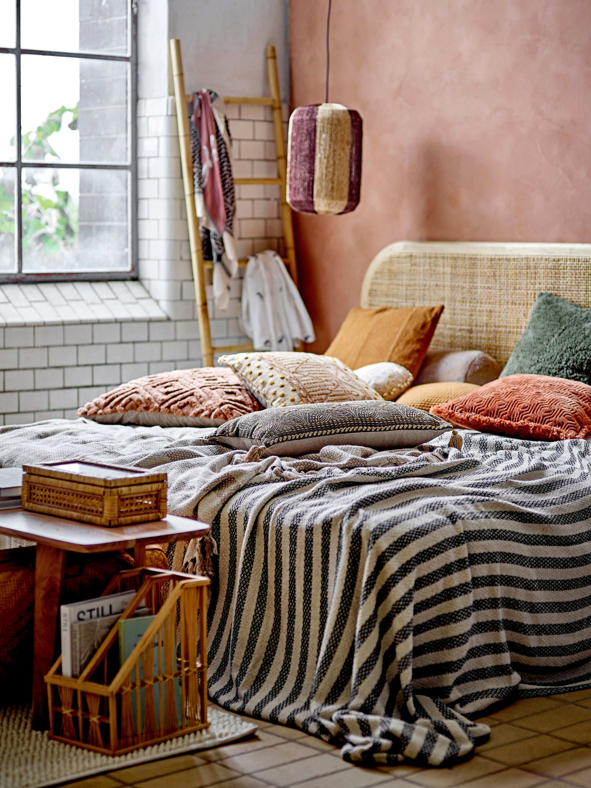 Bloomingville Madeleine Vloerkleed, Wit, Wol