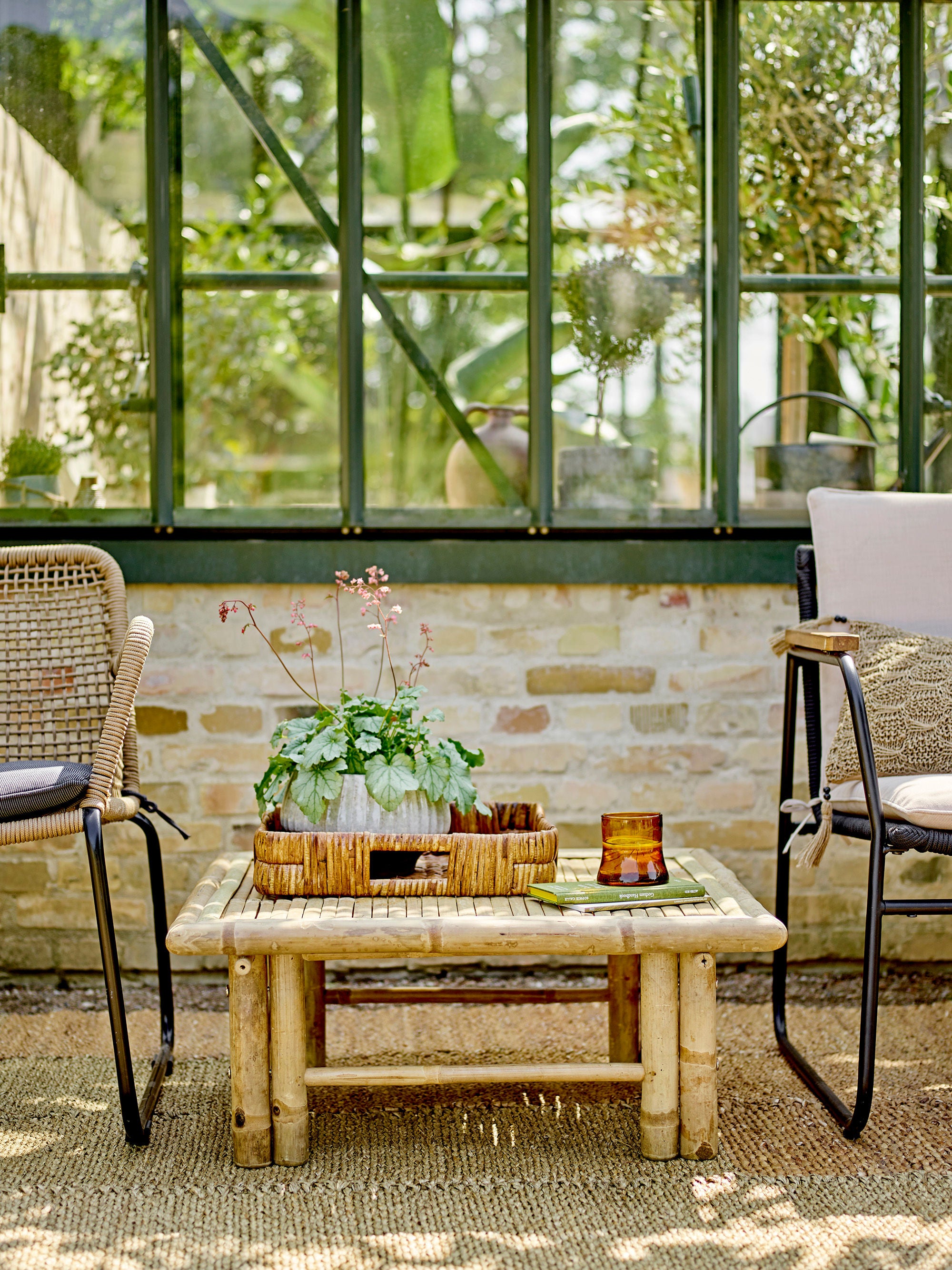 Bloomingville Corfu Table basse, Naturel, Bambou