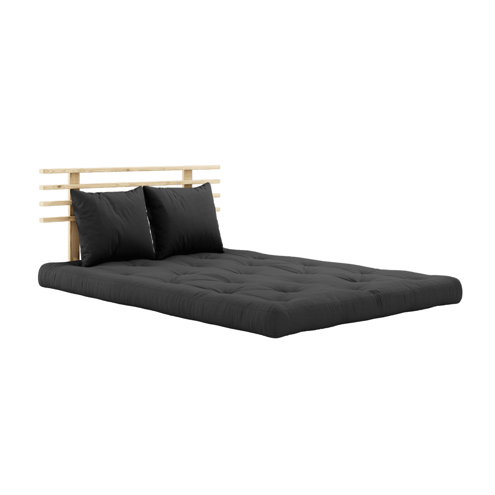 Karup Diseño SHIN SANO CLARO LACADO W. SET COLCHÓN SHIN SANO GRIS OSCURO