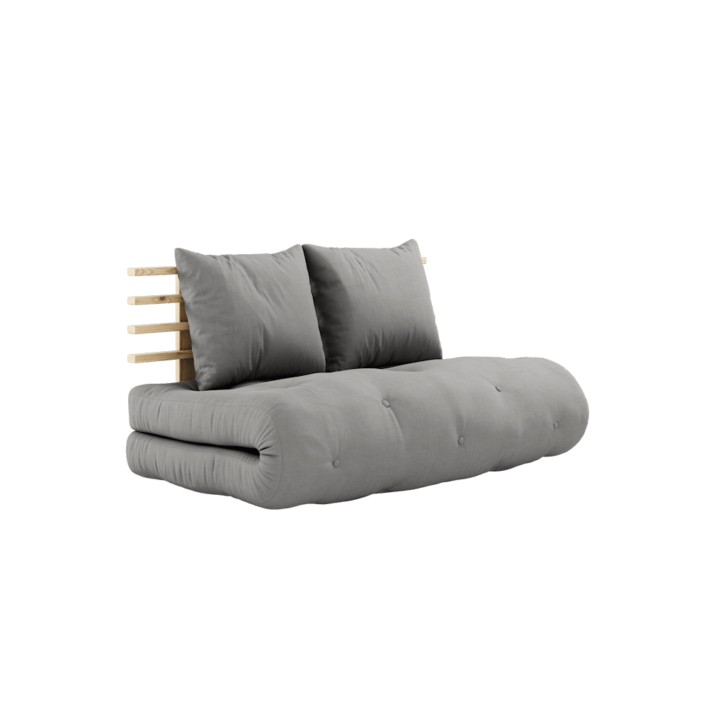 Karup Design SHIN SANO LACADO CLARO CON JUEGO DE COLCHÓN SHIN SANO GRIS