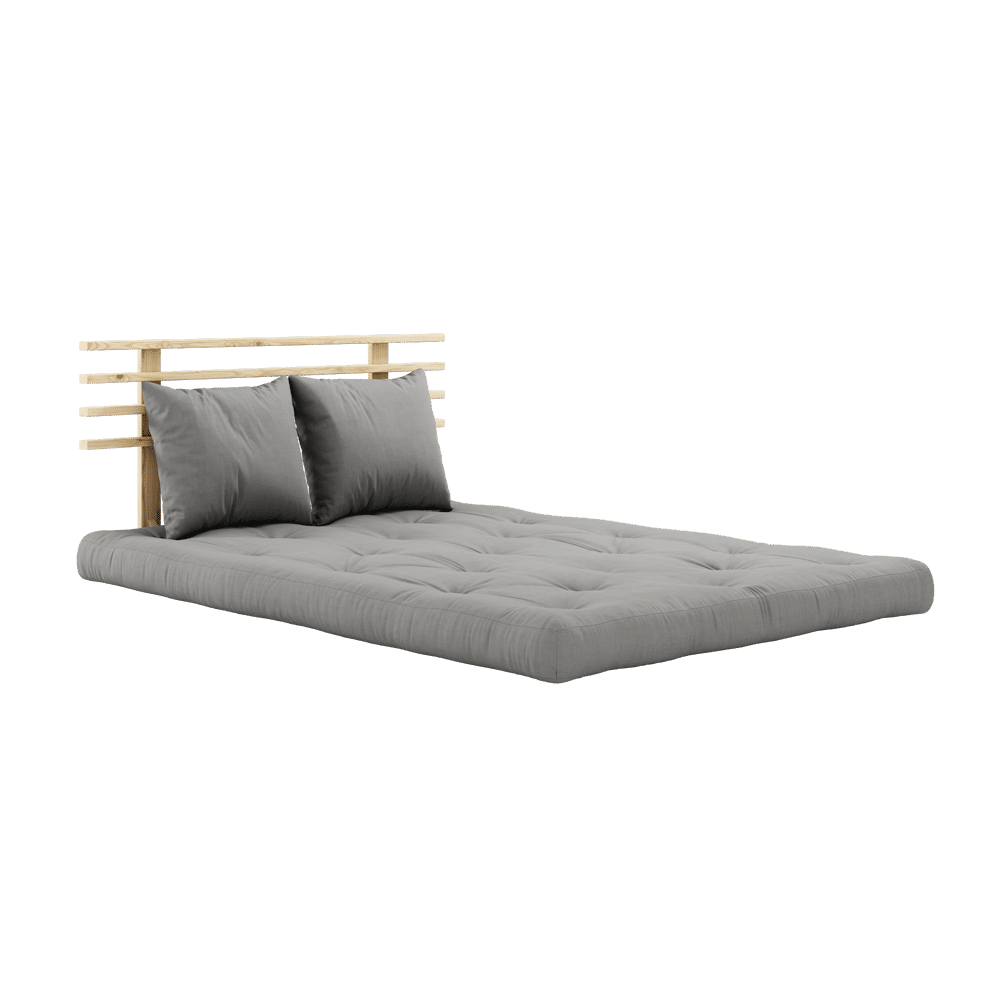Karup Design SHIN SANO LACADO CLARO CON JUEGO DE COLCHÓN SHIN SANO GRIS