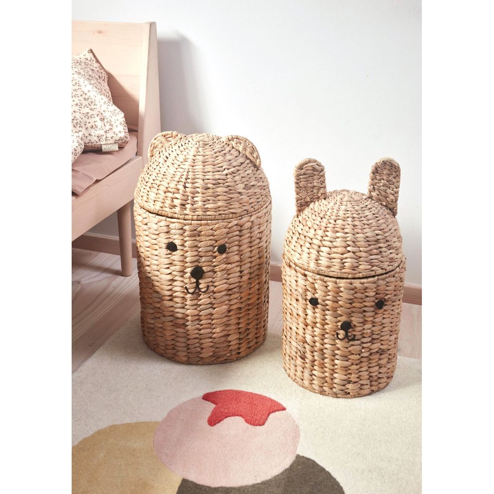 OYOY MINI Bear & Rabbit Cesta de almacenamiento-Juego de 2
