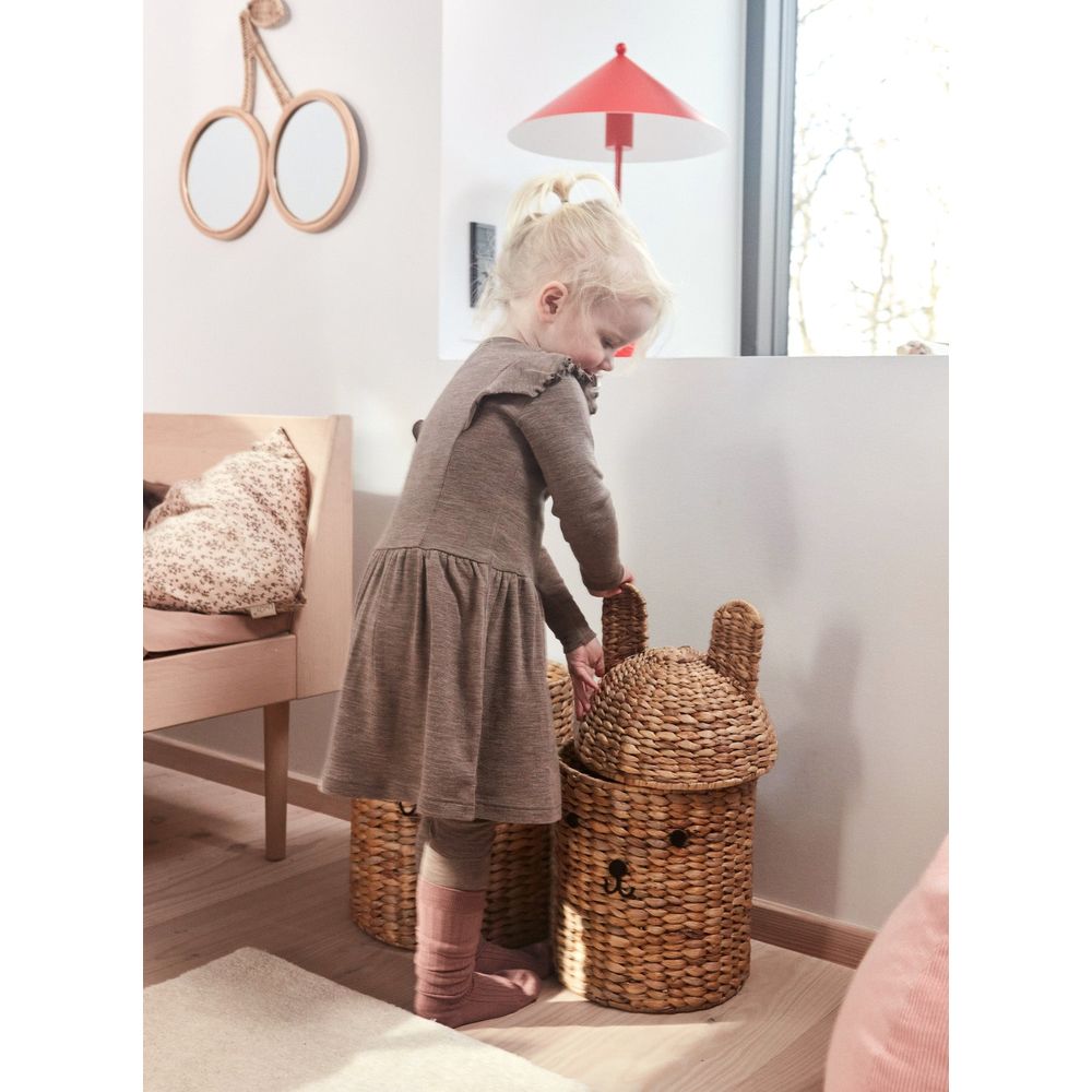 OYOY MINI Bear & Rabbit Cesta de almacenamiento-Juego de 2