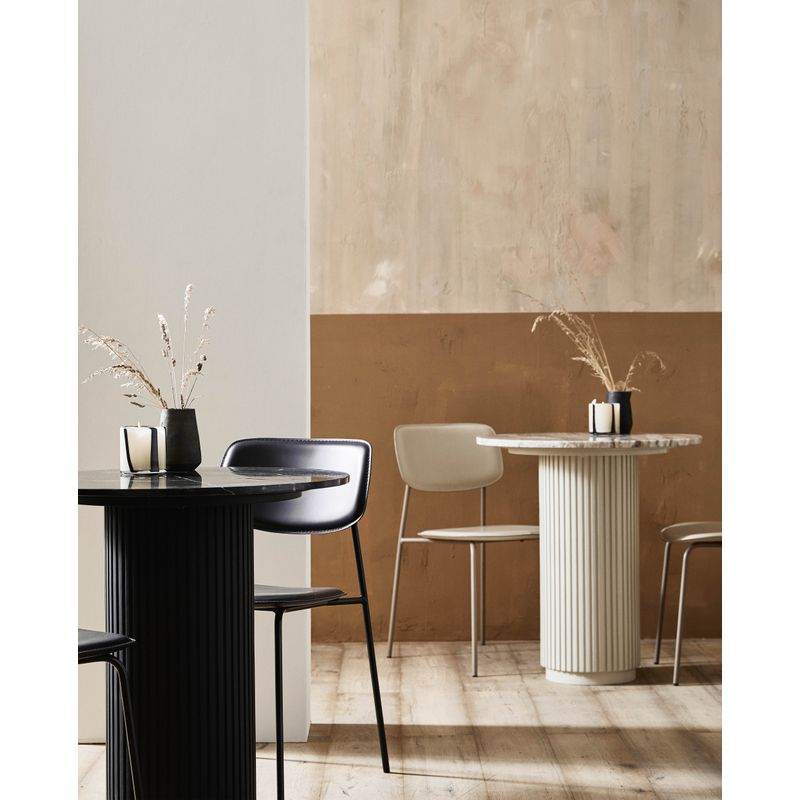 Table de café Nordal A/S ERIE-plateau en marbre noir