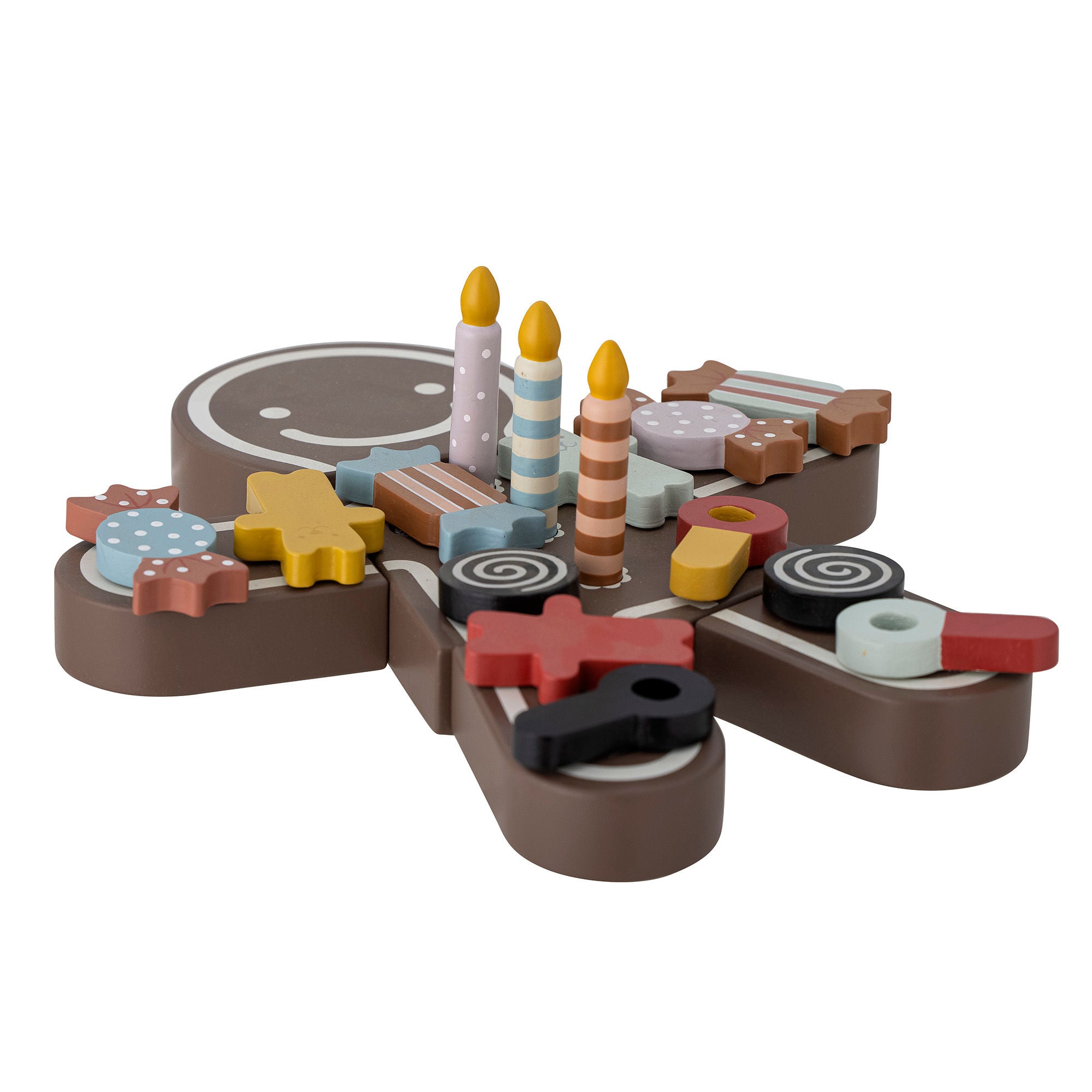 Bloomingville MINI Tala Playset, comida, marrón, MDF
