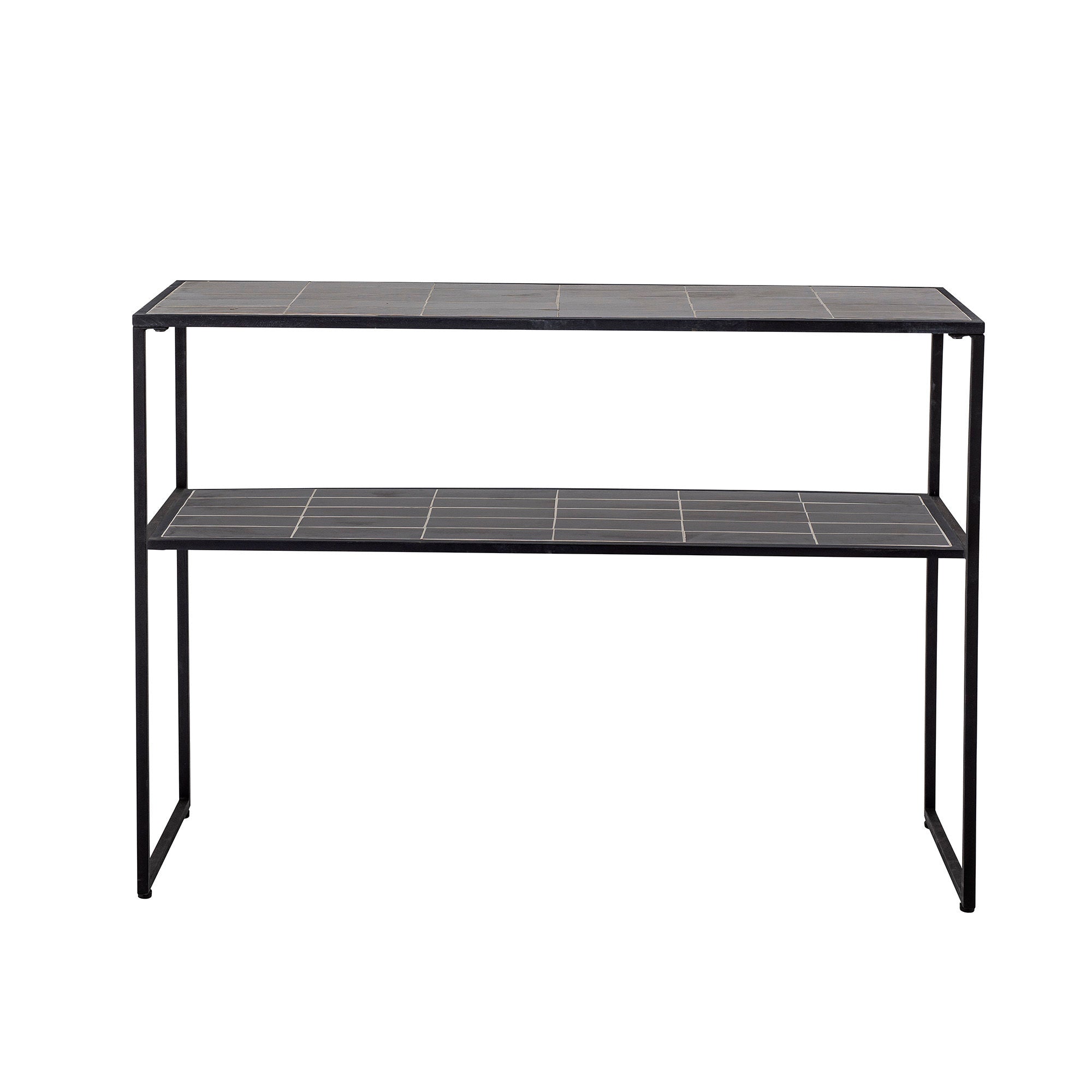 Bloomingville June Console Tafel, Zwart, Steen