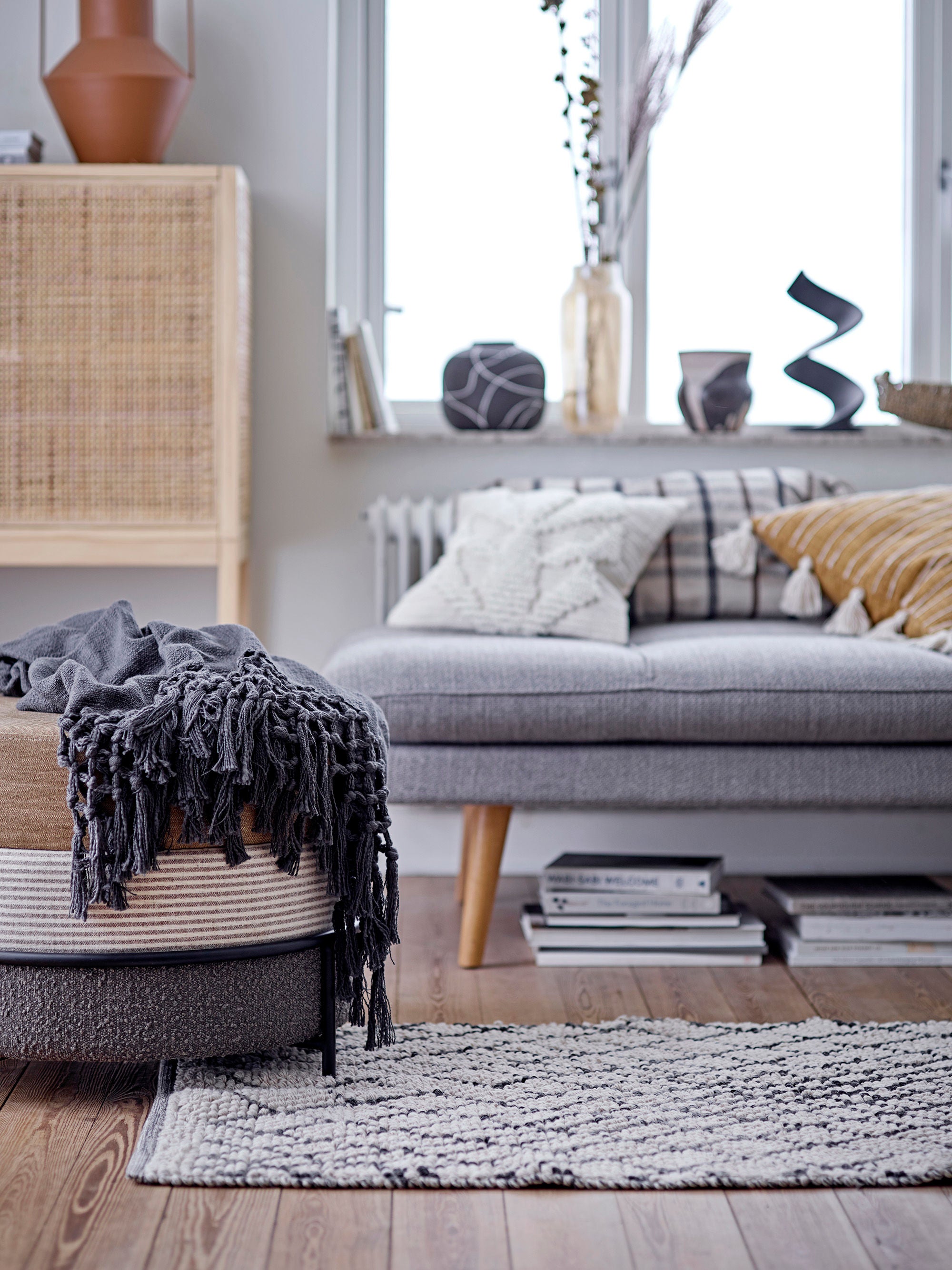 Bloomingville Siele Deco, Noir, Polyrésine