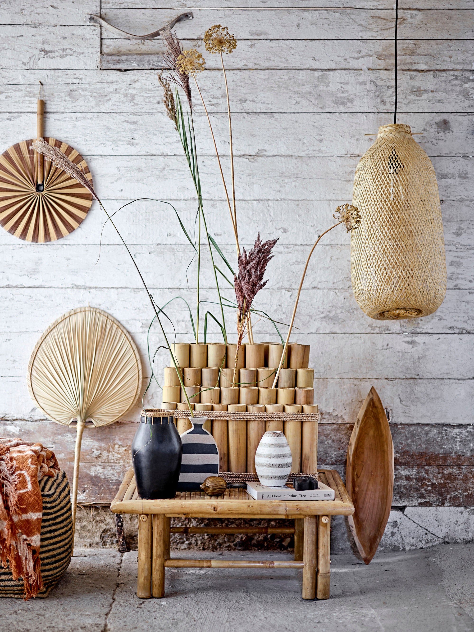 Bloomingville Corfu Table basse, Naturel, Bambou
