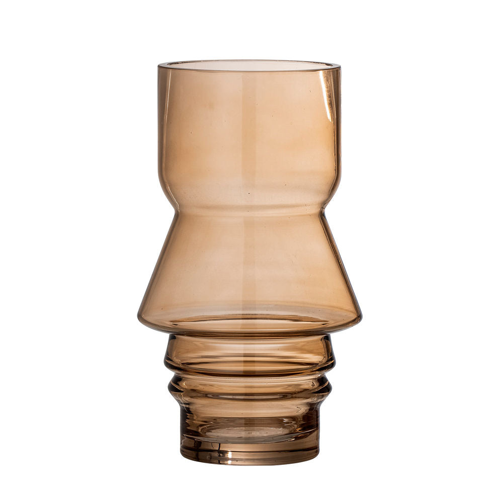 Bloomingville Vase Zalla, Marron, Verre