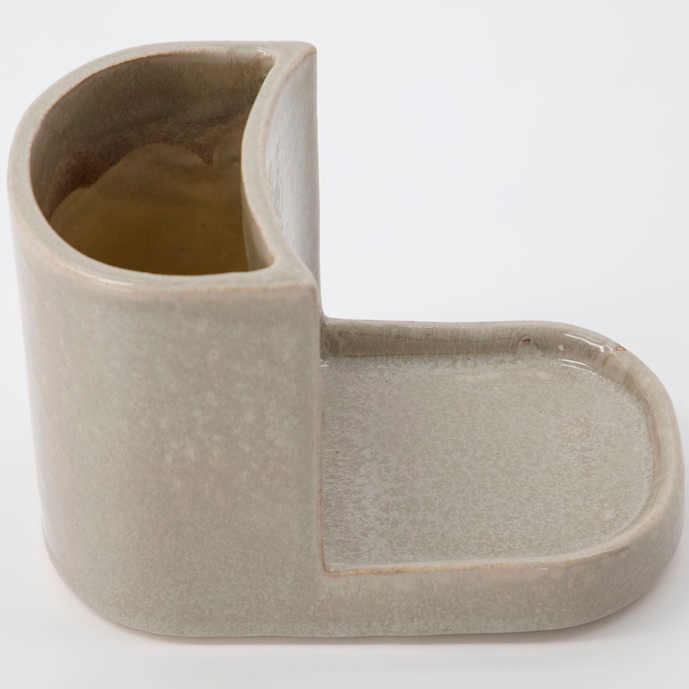 Meraki Porte-brosse et savon, Datura, Gris coquillages