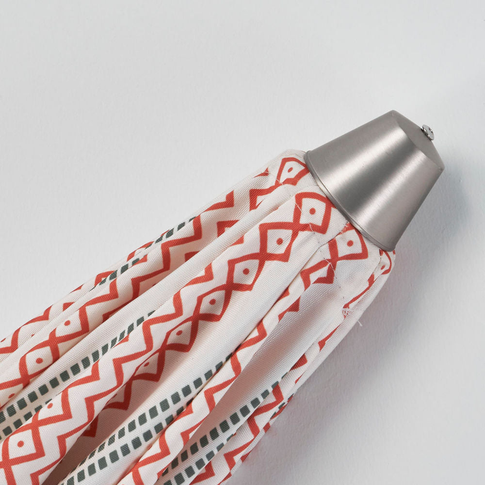 Haus Arzt Strand oder Garten Sonnenschirm, Umbra, Rot/Grün