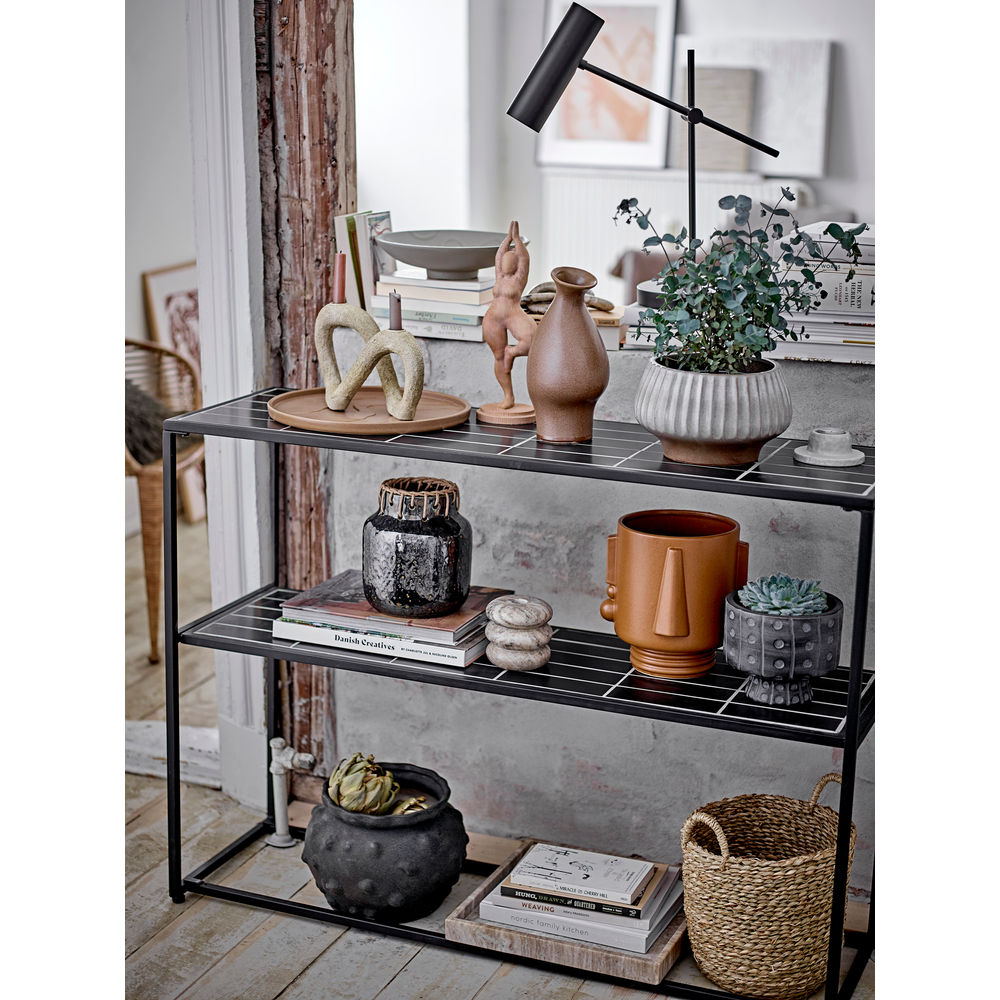 Bloomingville Madisson Votive & Candle Holder, Marrón, Mármol