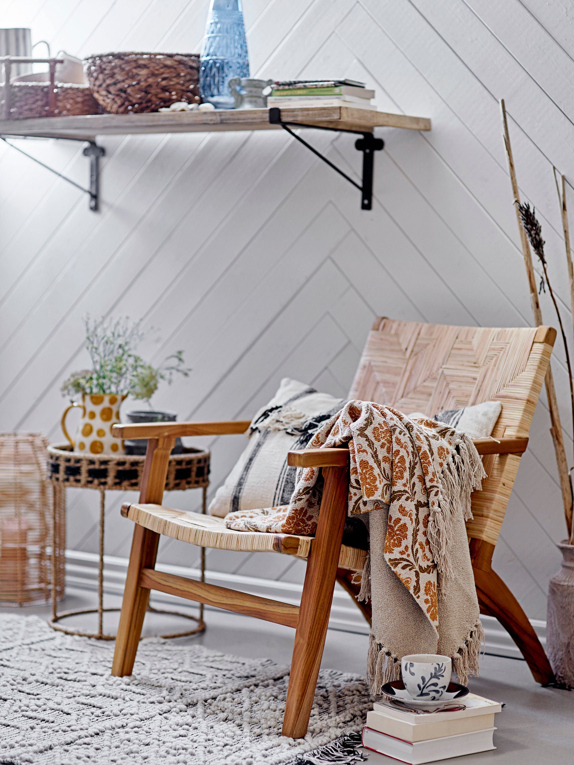 Creative Collection Begonia Krug, gelb, Steinzeug